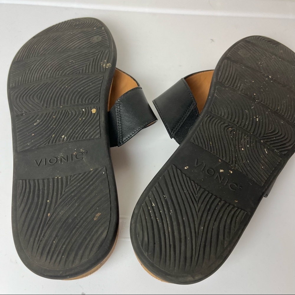 Vionic Jillian Womens Toe Post Platform Sandal Le… - image 5